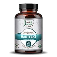 Just Jaivik Organic Haritaki Tablets 750mg 90 Tablets | Detoxification ...
