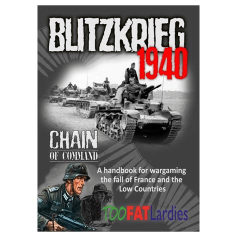 Buy Chain of command: Blitzkrieg 1940 - Board Game - Too Fat Lardies