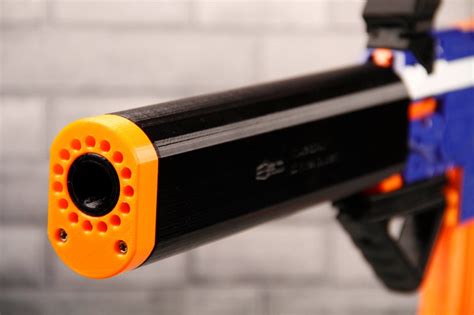3D Printed – Taktisch Design Suppressor/Silencer for Nerf Dart Gun ...