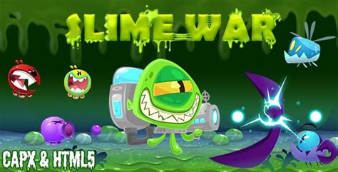 Slime War (CAPX and HTML5) Shooting Game