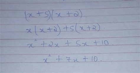 1) Use suitable identities to find thefollowing products.(i) (x+5) (x+2 ...