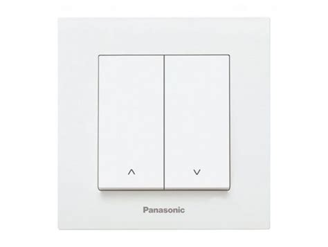 Panasonic taster za roletne beli vijčani 10A 250V WKTC0022-2WH EU4 ...