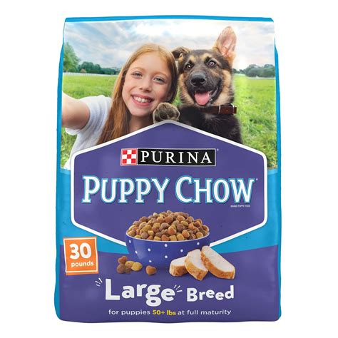 Purina Puppy Chow Large Breed Formula Dog Dry Food - Chicken 30lb