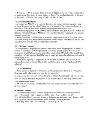 Image result for Math Word Problems Algebra