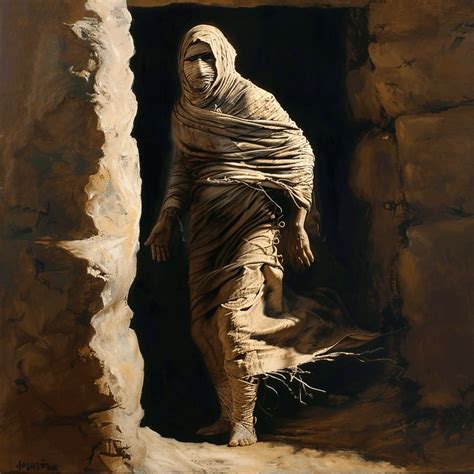 Saint Lazarus of Bethany | Biblical art, Bible art, Bible verse pictures