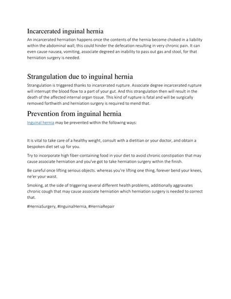 PPT - How Inguinal hernia surgery can save you from pain and discomfort ...