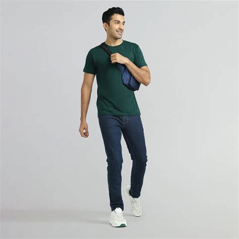 Iconique Supima Cotton T-shirt Forest Green – XYXX Apparels