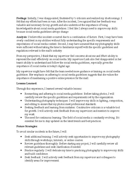 A lay - hlhl - Feelings: Initially, I was disappointed, frustrated by ...