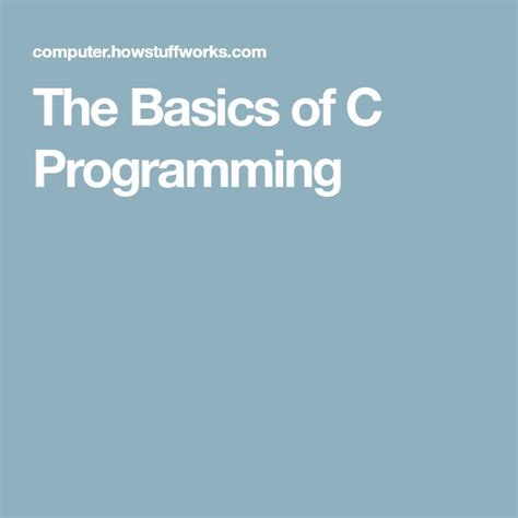 Basics of C Programming Language 的图像结果