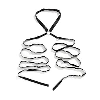 Aaishwarya Black Cross Strap Thigh Harness (Single pc) | Adjustable ...