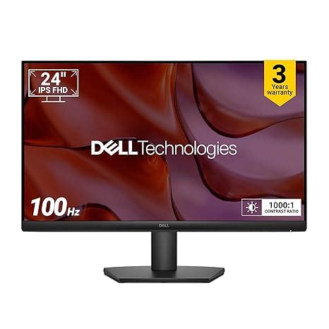Dell SE2425HM 24"/60.96cm FHD Monitor, Ultra-Thin Bezels, 100Hz IPS ...