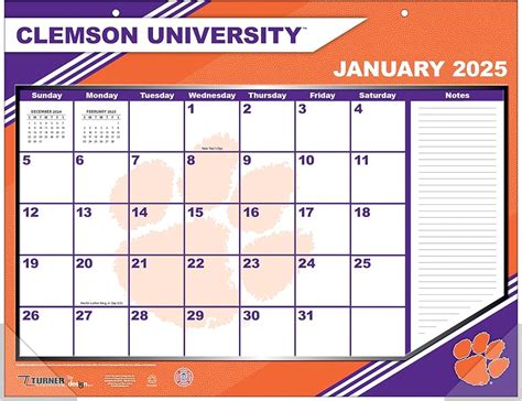 Clemson Fall 2025 Academic Calendar