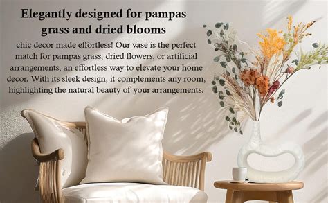 Buy Cortina Ceramic Flower Vase for Home Decor - Flower Vase for Dining ...