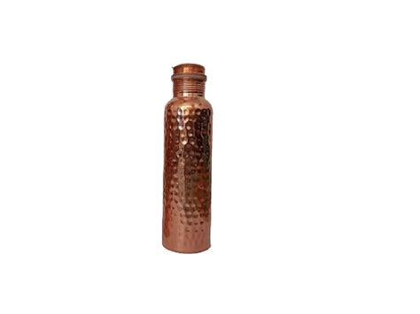 Everest Pure Copper Hammered Water Bottle, Leak Proof, Joint Free ...