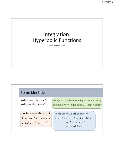 Hyperbolic Addition Formula 的图像结果