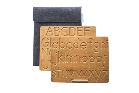 Kookaroo Sensory Letter Board: Wooden Alphabet Tracing Board ...