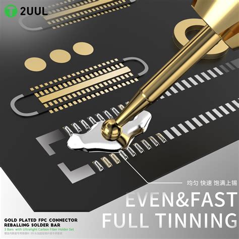 2UUL SC98 Gold Plated FPC Connector Reballing Bar