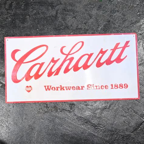 Vintage Carhartt Advertising Sign #1 | Button Works Store ボタンワークス