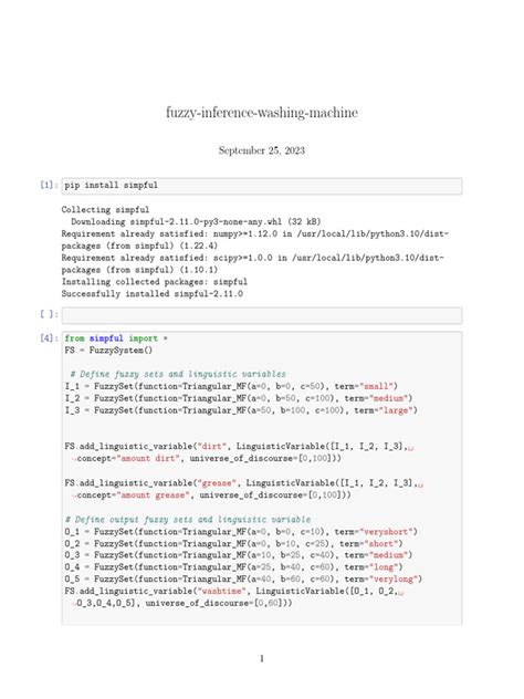 Washing Machine Using Fuzzy in MATLAB 的图像结果