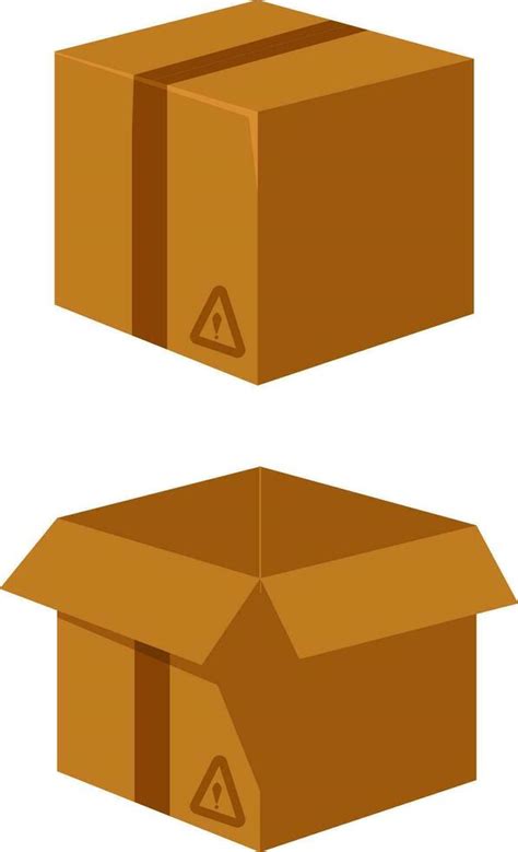 box cardboard Illustration 34555134 Vector Art at Vecteezy