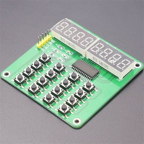 Digital TM1638 8 Bits LED Keyboard Scan 16 Keys – REES52