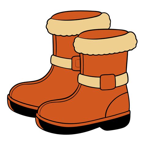 Cute Winter Boots Clipart - Free Png, Svg, Vector Images | Neoclipart ...