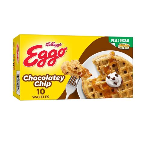 Kellogg's Eggo Chocolatey Chip Waffle 349 g Online at Best Price | Lulu UAE