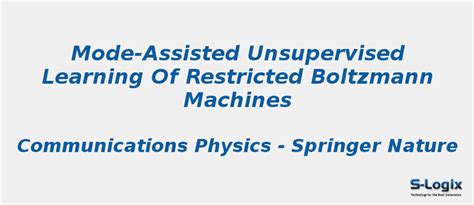 Mode-assisted unsupervised learning | S-Logix