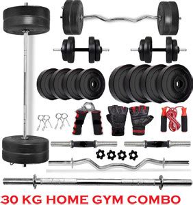 rj fitness 32 kg 30 KG HOME GYM Home Gym Combo Price in India - Buy rj ...