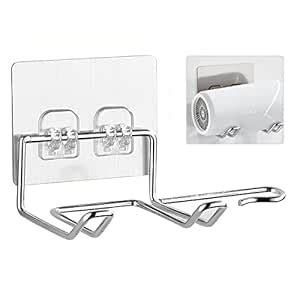 HASTHIP® Hair Dryer Holder Wall Mount Stand, Bathroom Self Adhesive ...