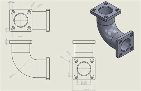 Image result for SolidWorks Technical Drawing