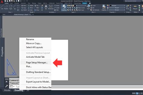 AutoCAD Page Setup Command 的图像结果