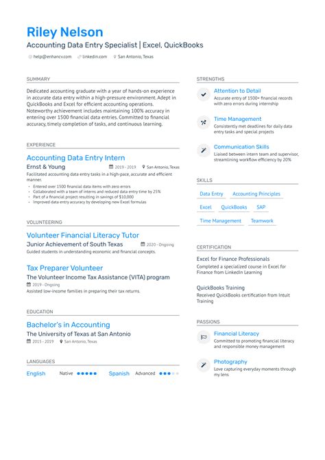 Image result for Data Entry Resume Examples