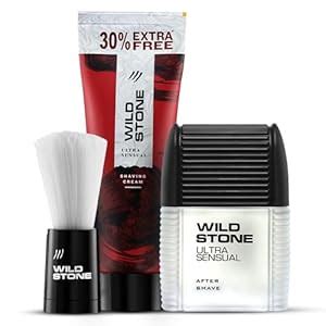 Wild Stone Ultra Sensual After Shave Lotion 50ml, Shaving cream 78 gm ...