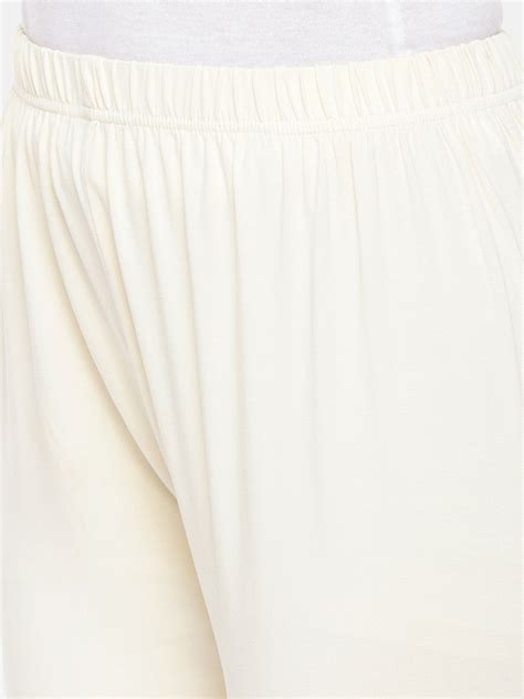 Buy Now,Core Women Off White Knit Legging