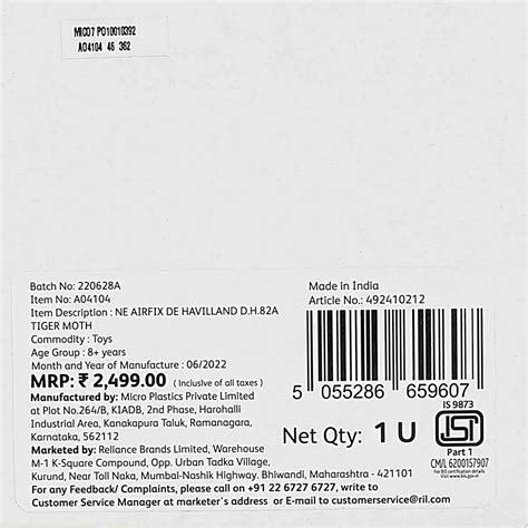 Airfix A04104 de Havilland DH82a Tiger Moth 148 Military Plastic Model ...