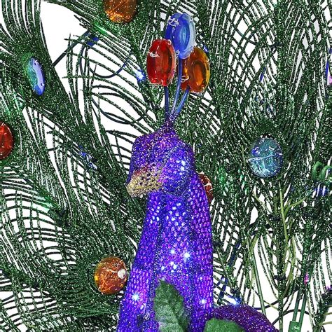 Holiday Living 24-in Freestanding Peacock Free standing decoration with ...