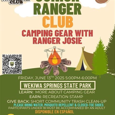 Wekiwa Springs State Park Junior Ranger Club, Wekiwa Springs State Park ...