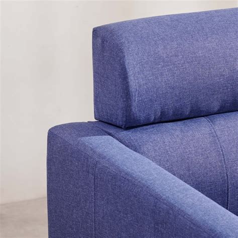 Buy Helios Lazio NXT Fabric 3-Seater Sofa - Blue from Helios by Home ...