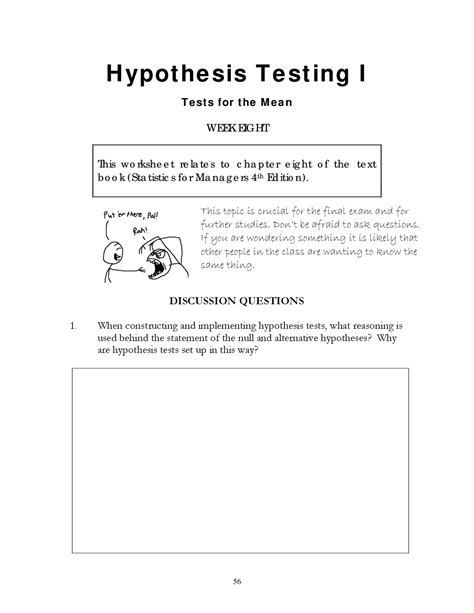 Image result for Hypothesis Testing Statistics Questions