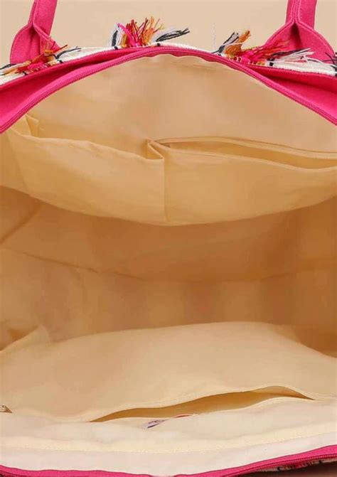 Shop Handcrafted Acrylic Fringed Tote Bag Online | IshqMe – IshqME