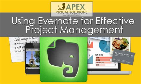 Image result for Using Evernote as Project Manager