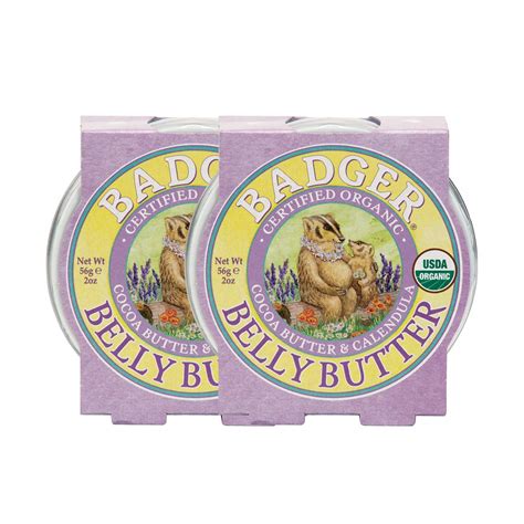 Buy Badger - Belly Butter, Cocoa Butter & Calendula, Certified Organic ...