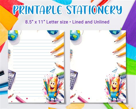School Stationery Free Printable 的图像结果