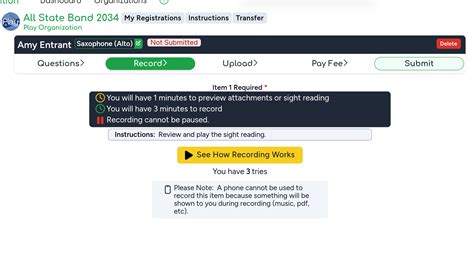 River Valley Bands - Snap Audition