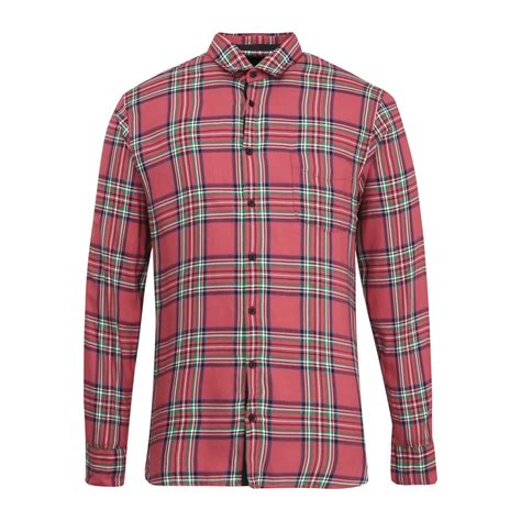 Buy Men Red Checks Long Sleeve Casual Shirts Online - 477666 | The ...