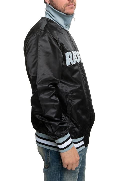 STARTER Oakland Raiders Varsity Jacket LS900835-RAD - Shiekh