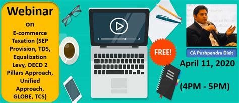Webinar on E-commerce Taxation (SEP Provision | TDS | Equalization Levy)