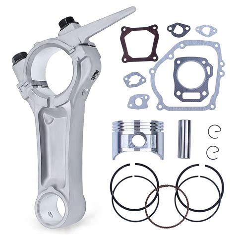 68MM Piston Ring Connecting Rod Engine Full Gasket Set for Honda GX160 ...