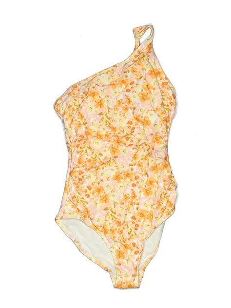Kona Sol Yellow One Piece Swimsuit Size M - 42% off | thredUP